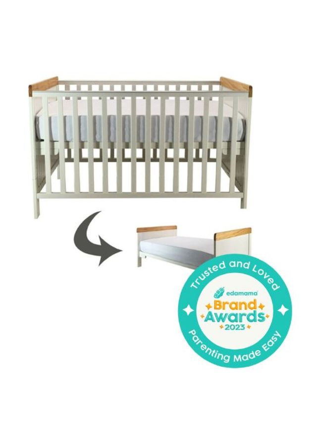 Cuddlebug Fontana 2in1 Convertible Crib edamama